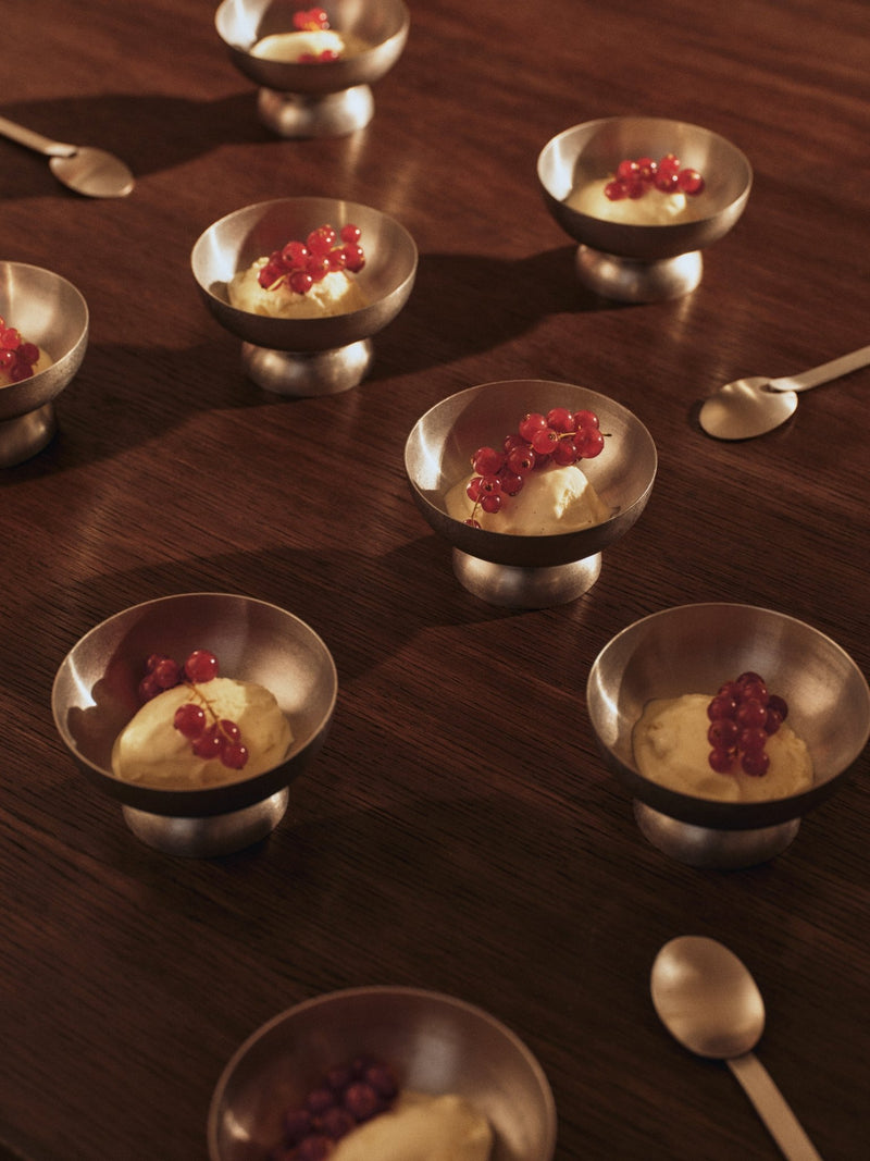 Tumbled Ice Cream Cup - Stainless Steel - Ferm Living Serveware - HORNE