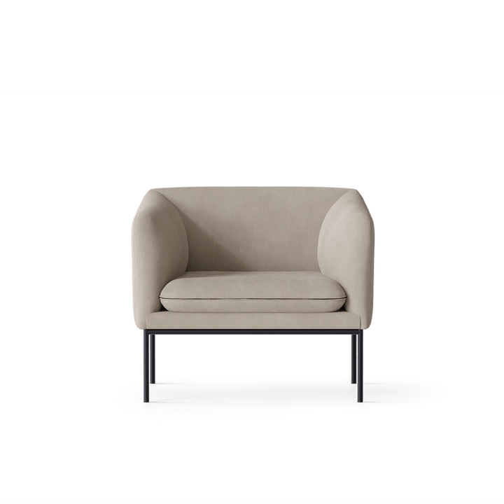 Turn 1 - Seater - Ferm Living Chairs - Cotton Linen - Natural - HORNE