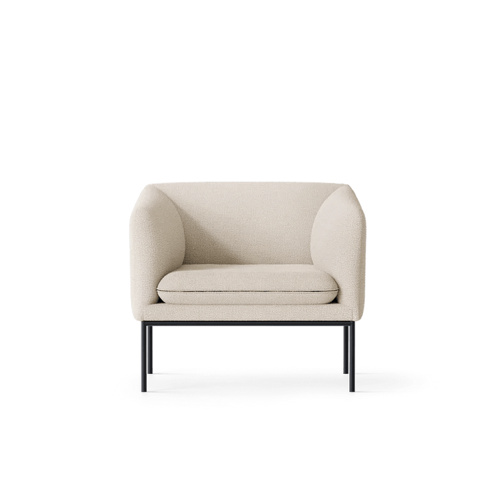 Turn 1 - Seater - Ferm Living Chairs - Bouclé - Off - White - HORNE