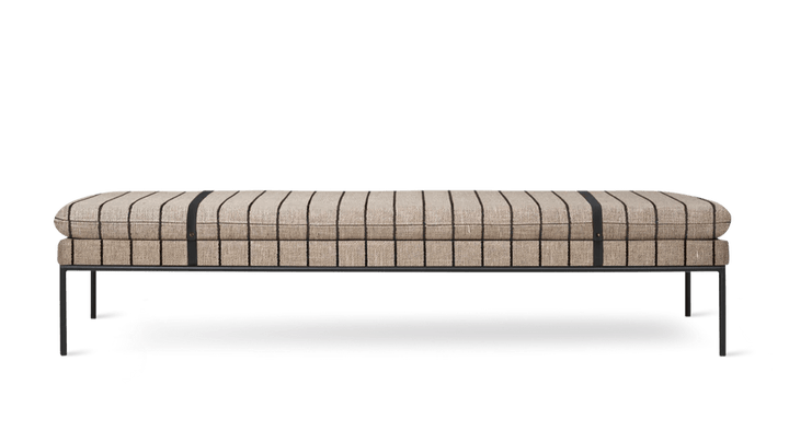 Turn Daybed - Ferm Living Daybeds - Pasadena - Sand/Black - HORNE