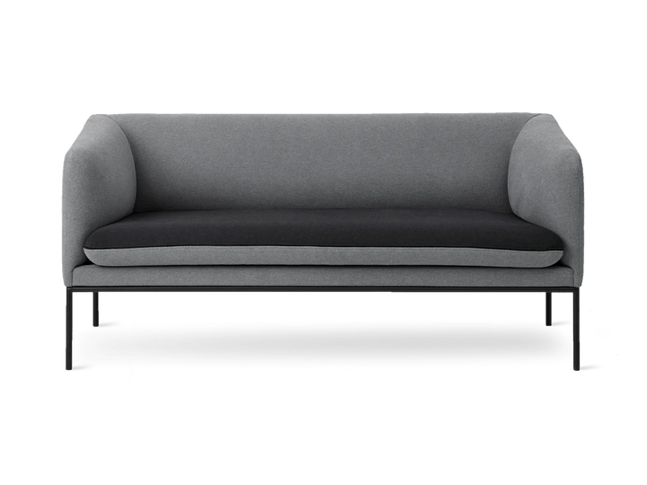 Turn Sofa 2 - Ferm Living Chairs - Cotton - Dark Grey - HORNE