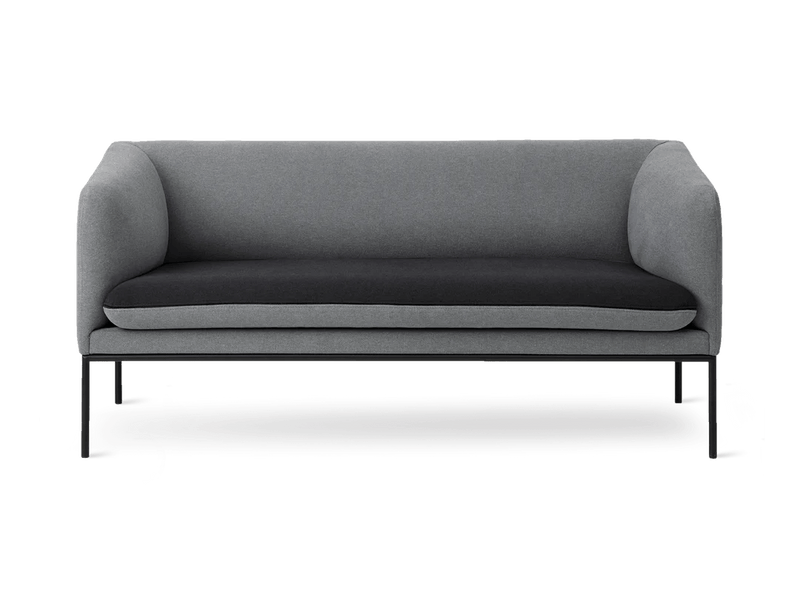 Turn Sofa 2 - Ferm Living Chairs - Hallingdal - Dark Brown - HORNE