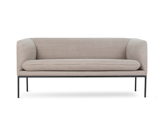 Turn Sofa 2 - Ferm Living Chairs - Cotton Linen - Natural - HORNE