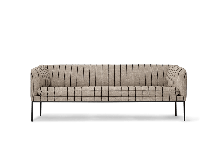 Turn Sofa 3 - Ferm Living Chairs - Pasadena - Sand/Black - HORNE