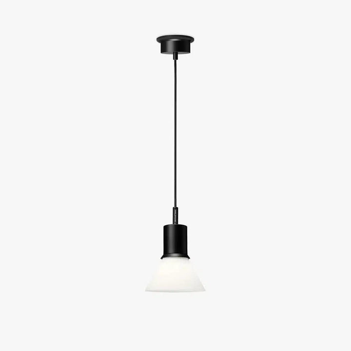 Type 80™ Pendant Matte Black - Opal Glass - Anglepoise Pendants - HORNE
