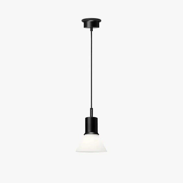 Type 80™ Pendant Matte Black - Opal Glass - Anglepoise Pendants - HORNE