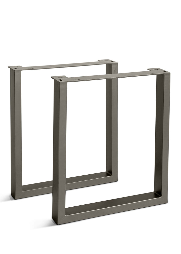 U Dining Table Base - Set of 2 - Urbia Table + Task - Pewter - HORNE