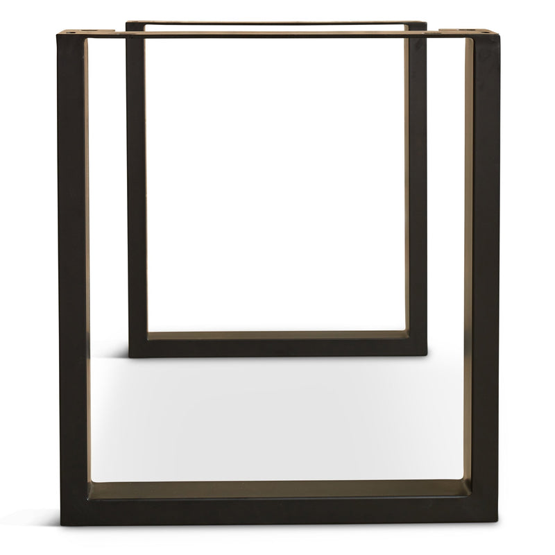 U Dining Table Base - Set of 2 - Urbia Table + Task - Antique Brass - HORNE