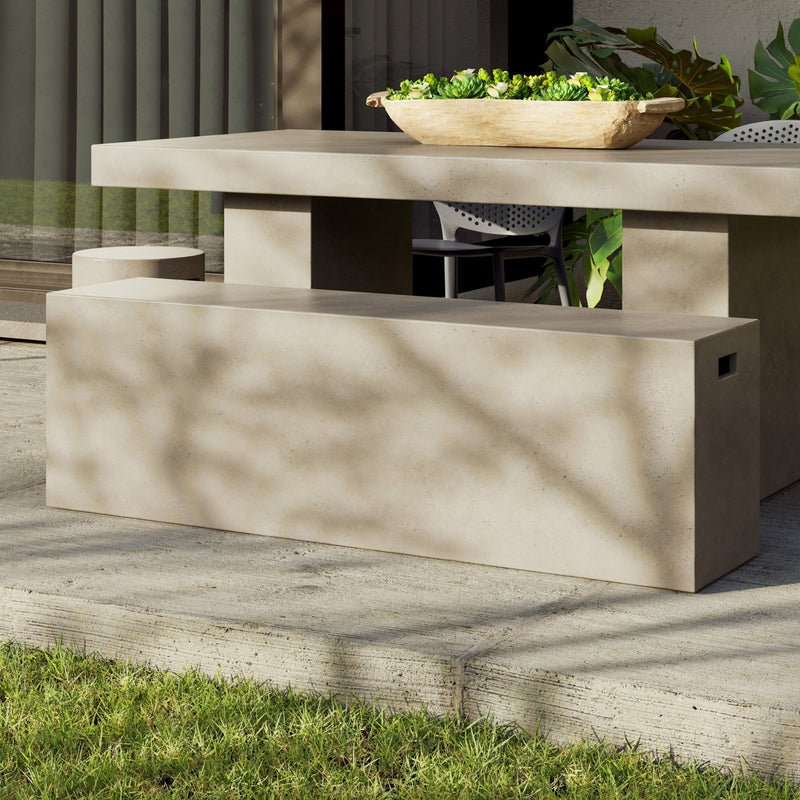 Una Bench - Urbia Stools + Benches + Ottomans - Dark Grey - Small - HORNE