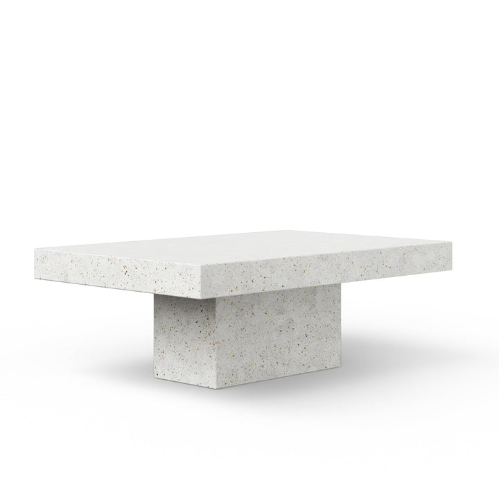 Una Rectangular Coffee Table - Urbia Coffee Tables - Ivory Terrazzo - HORNE