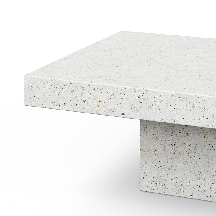 Una Rectangular Coffee Table - Urbia Coffee Tables - Ivory Terrazzo - HORNE