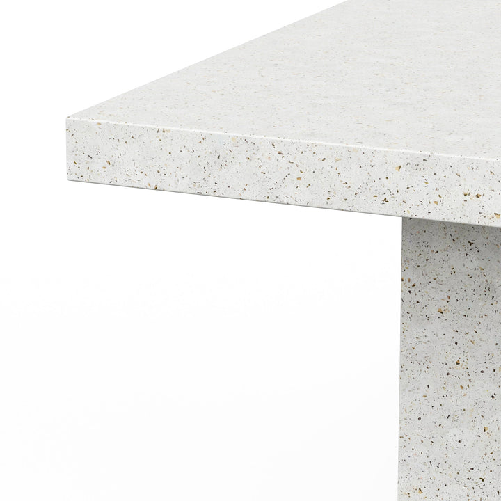 Una Square Table - Counter Height - Urbia Tables - Ivory Terrazzo - HORNE