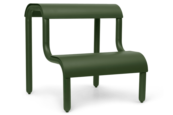Up Step Stool - Ferm Living Stools + Benches + Ottomans - Forest Green - HORNE