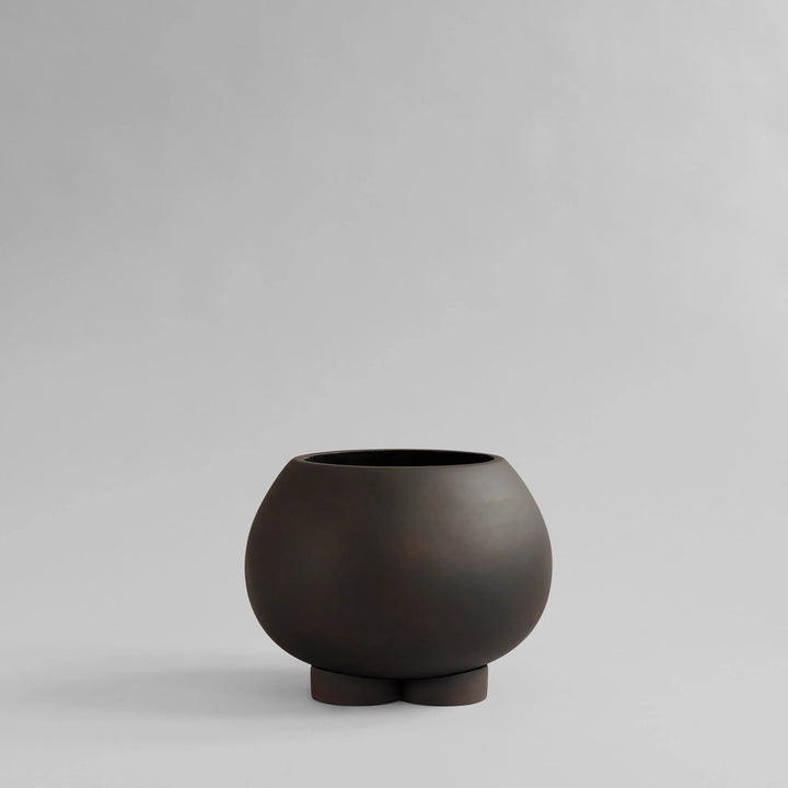 Urchin Plant Pot - 101 Copenhagen Vases - Mini - Coffee - HORNE