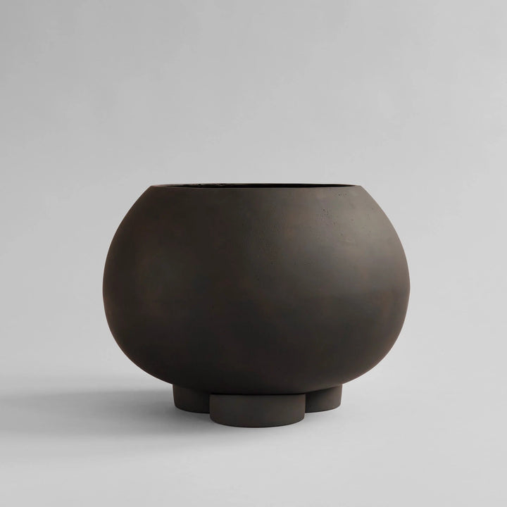 Urchin Plant Pot - 101 Copenhagen Vases - Big - Coffee - HORNE