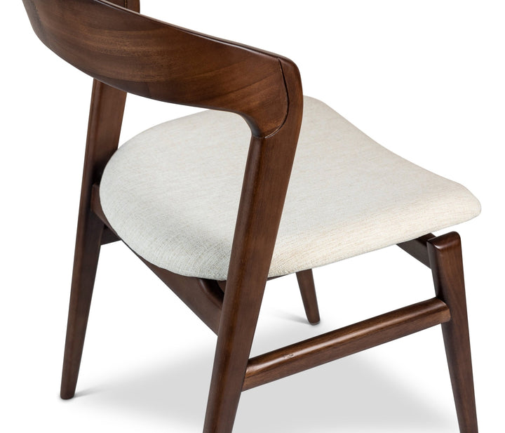 Velma Side Chair - Urbia Chairs - Medley Ivory Nogal - HORNE