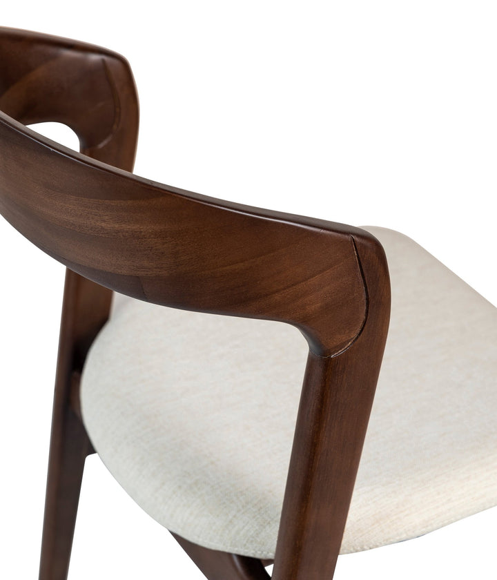 Velma Side Chair - Urbia Chairs - Medley Ivory Nogal - HORNE