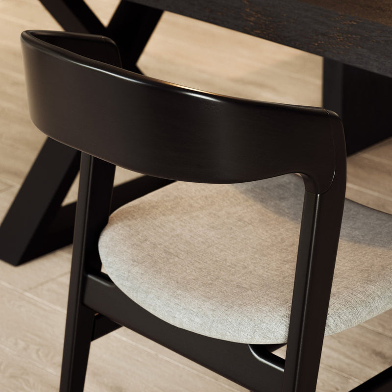 Velma Side Chair - Urbia Chairs - Crafted Glaze Nevoa - HORNE