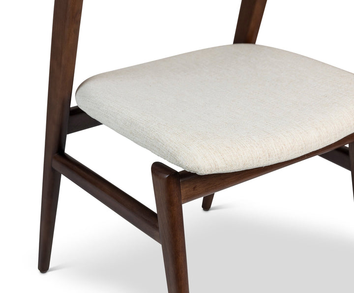 Velma Side Chair - Urbia Chairs - Medley Ivory Nogal - HORNE