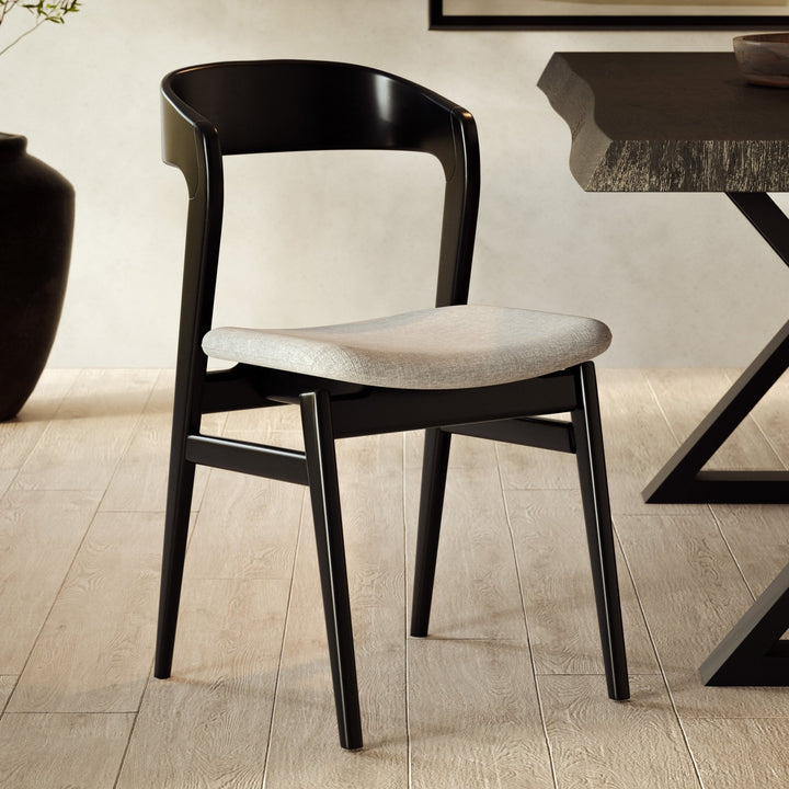 Velma Side Chair - Urbia Chairs - Medley Ivory Nogal - HORNE