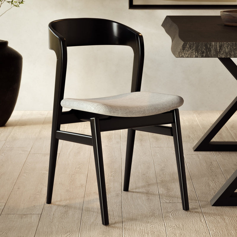 Velma Side Chair - Urbia Chairs - Crafted Glaze Nevoa - HORNE