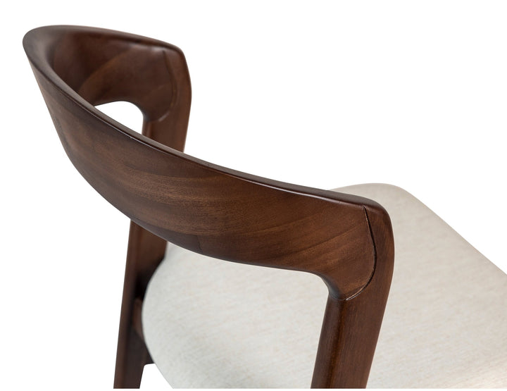 Velma Side Chair - Urbia Chairs - Medley Ivory Nogal - HORNE