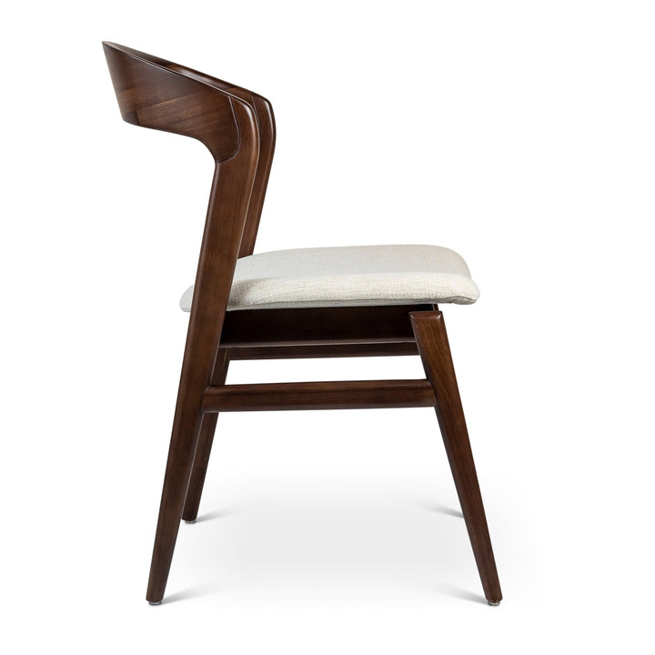 Velma Side Chair - Urbia Chairs - Medley Ivory Nogal - HORNE