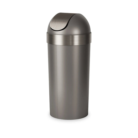 Venti Trash Can - Umbra Storage + Organization - Pewter - HORNE