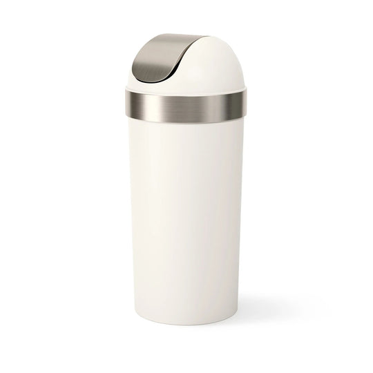 Venti Trash Can - Umbra Storage + Organization - Sand - HORNE