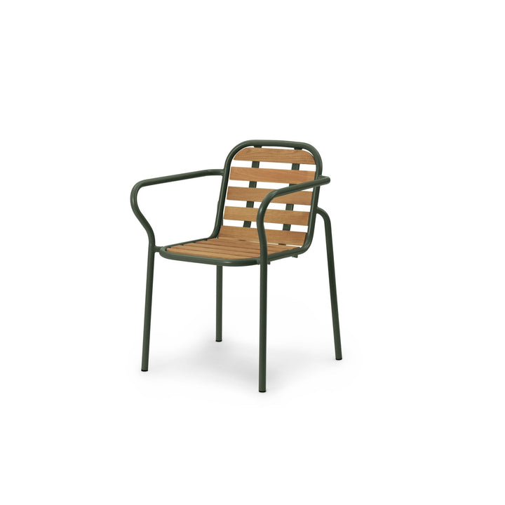 Vig Armchair Wood - Normann Copenhagen Outdoor Seating - Dark Green - HORNE