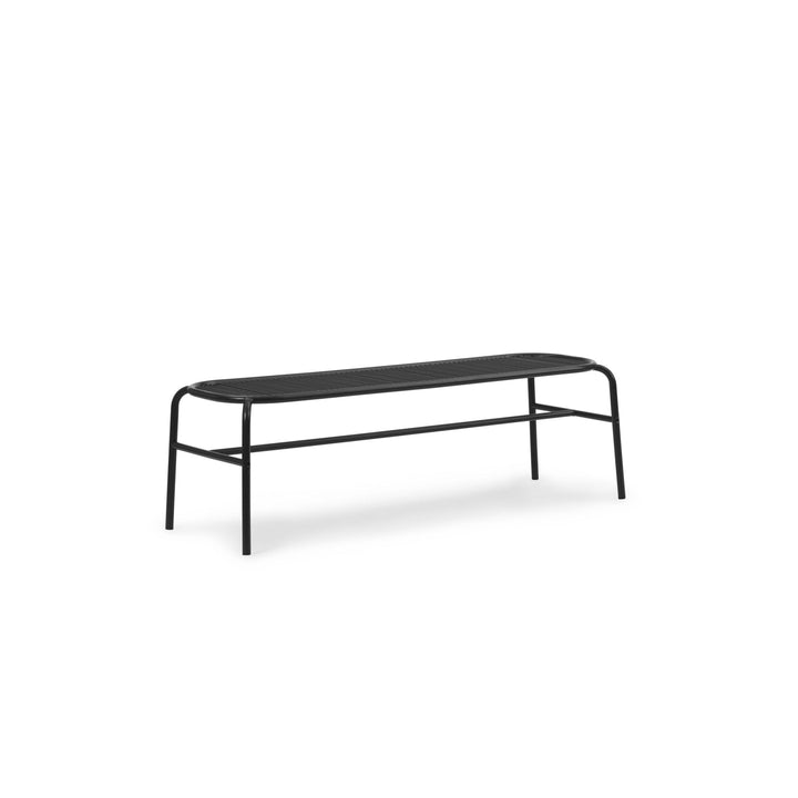Vig Bench - Normann Copenhagen Outdoor Seating - Black - HORNE
