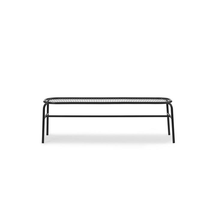Vig Bench - Normann Copenhagen Outdoor Seating - Black - HORNE