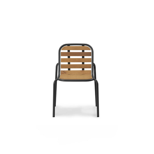 Vig Chair Wood - Normann Copenhagen Outdoor Seating - Black - HORNE