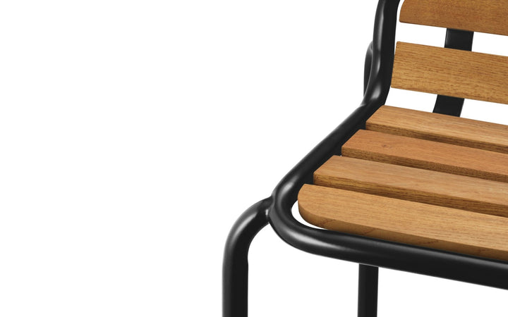 Vig Chair Wood - Normann Copenhagen Outdoor Seating - Black - HORNE