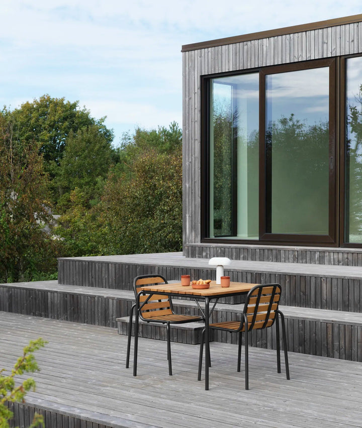 Vig Chair Wood - Normann Copenhagen Outdoor Seating - Dark Green - HORNE