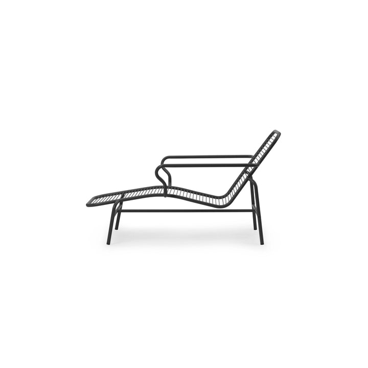 Vig Chaise Longue - Normann Copenhagen Outdoor Seating - Dark Green - HORNE