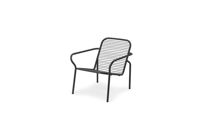 Vig Lounge Chair - Normann Copenhagen Outdoor Seating - Black - HORNE
