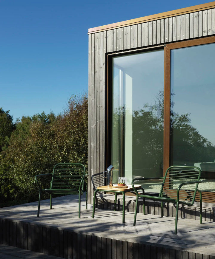 Vig Lounge Chair - Normann Copenhagen Outdoor Seating - Dark Green - HORNE