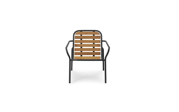 Vig Lounge Chair Wood - Normann Copenhagen Outdoor Seating - Black - HORNE
