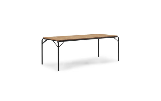 Vig Table Wood - Normann Copenhagen Outdoor Tables - Vig Table 90 x 200 cm Wood - Vig Table 90 x 200 cm Robinia - Black - HORNE