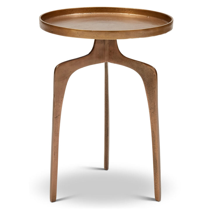 Vinya End Table - Urbia Table + Task - Antique Brass - HORNE