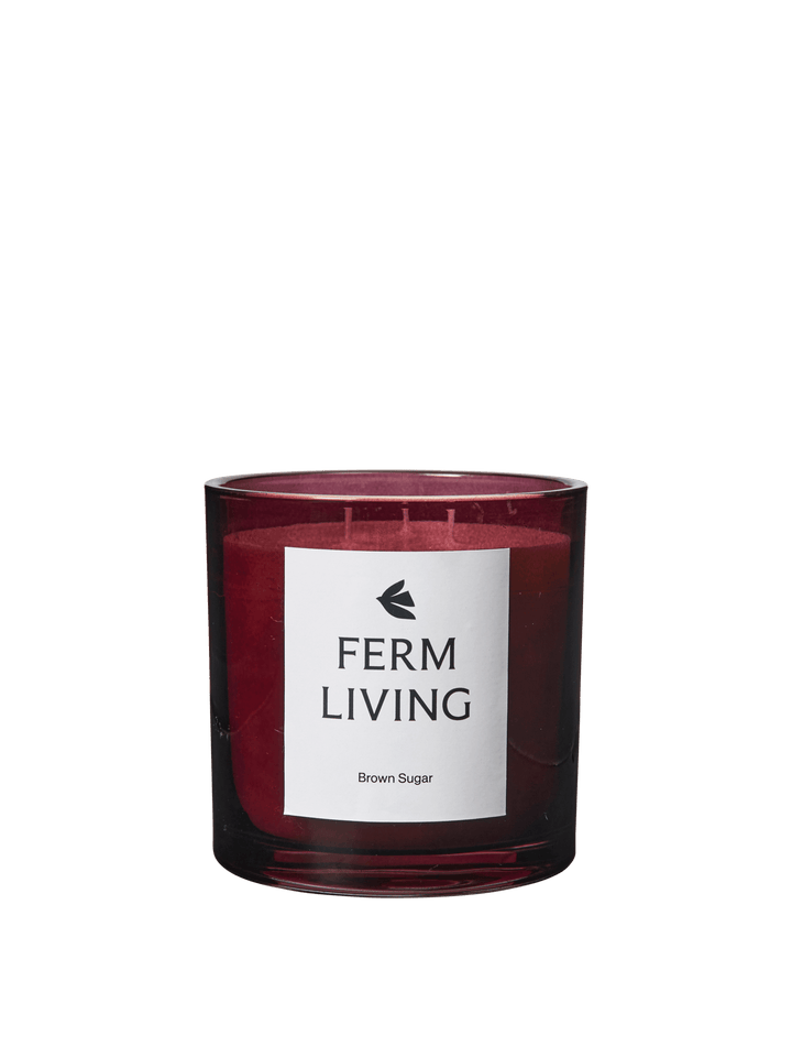 Vitto Scented Candle - H12 - Ferm Living Candle Holders - Dark Grape - HORNE