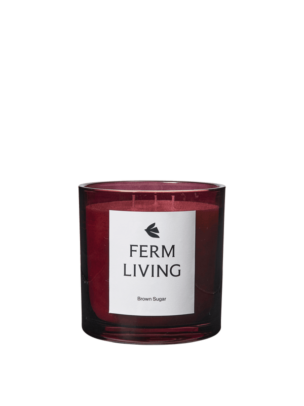 Vitto Scented Candle - H12 - Ferm Living Candle Holders - Dark Grape - HORNE