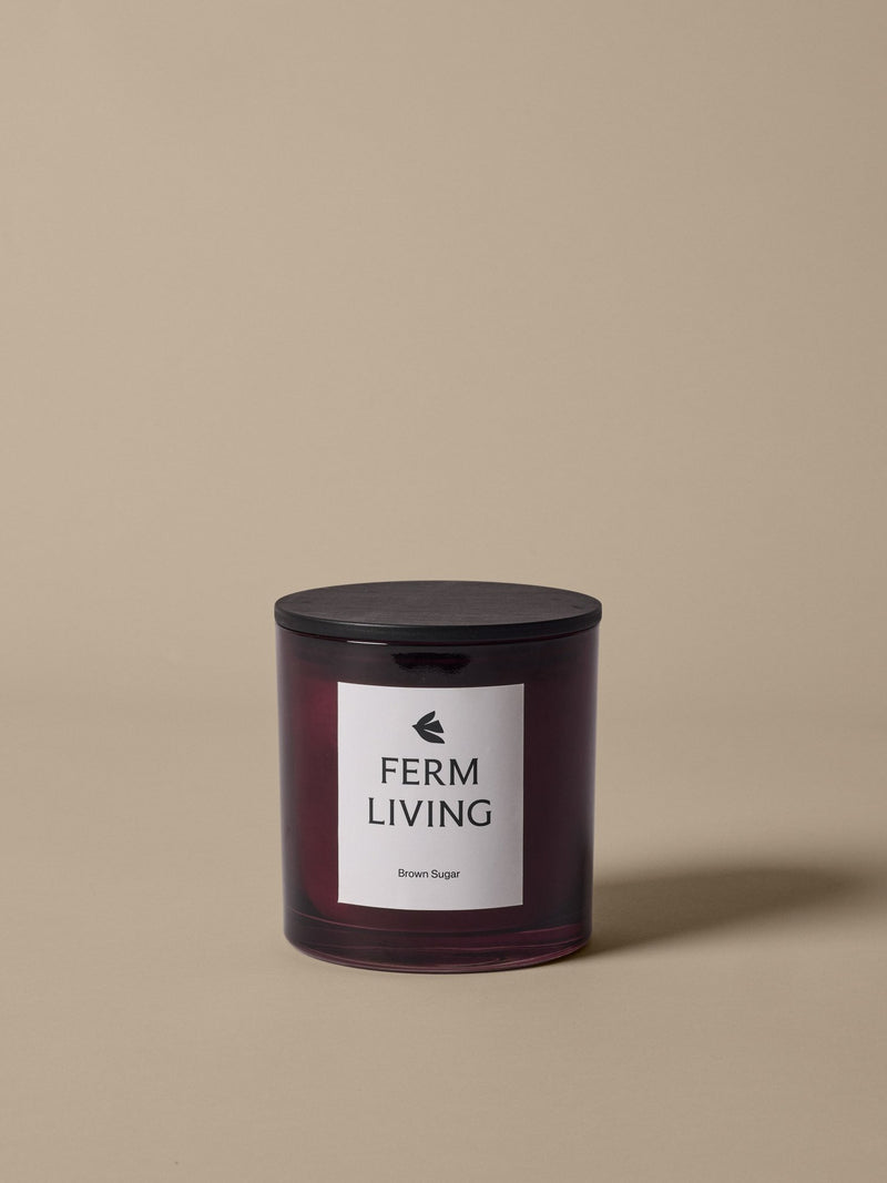 Vitto Scented Candle - H12 - Ferm Living Candle Holders - Dark Grape - HORNE