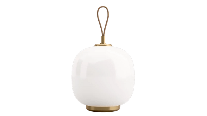 VL 45 Radiohus Portable Lamp - Louis Poulsen Table + Task - White Opal - HORNE