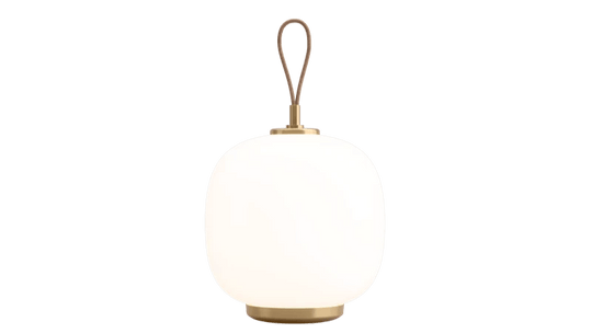 VL 45 Radiohus Portable Lamp - Louis Poulsen Table + Task - White Opal - HORNE