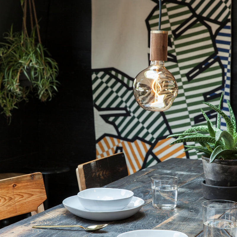 Voronoi I Pendant Light - Tala Single Pendants - Walnut - HORNE