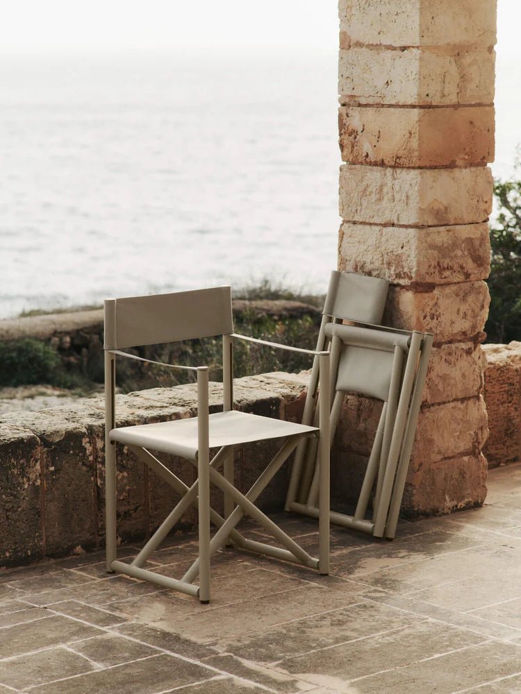 Voya Folding Chair - Ferm Living Outdoor Furniture - Cashmere - HORNE