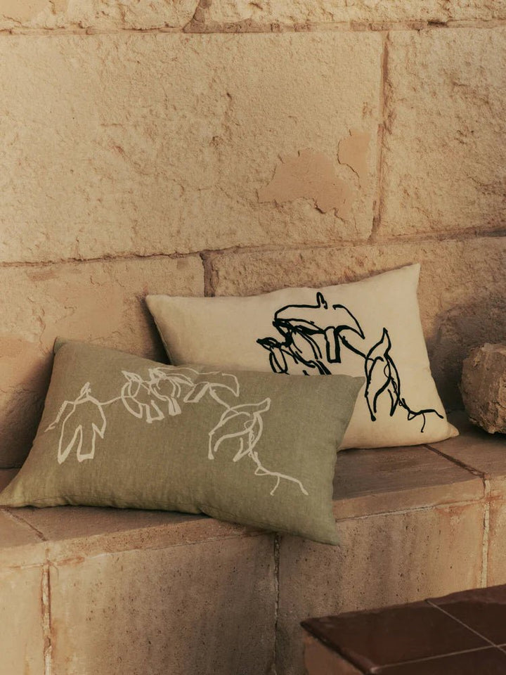 Vuelo Cushion - Ferm Living Bedding + Pillows - Natural - HORNE