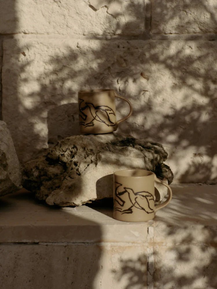 Vuelo Mug - Ferm Living Drinkware - Cream - HORNE